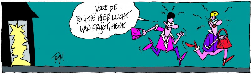 op de vlucht