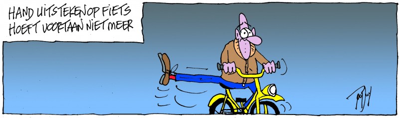 op de fiets